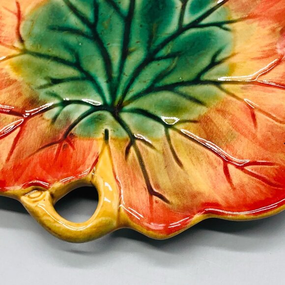 Chris Madden for Home collection leaf plate ceramic 8.25" x 8.5" new - Picture 6 of 9
